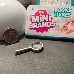 Zuru Mini Brands Kids Silver Toy Magnifying Glass - Miniature Accessory